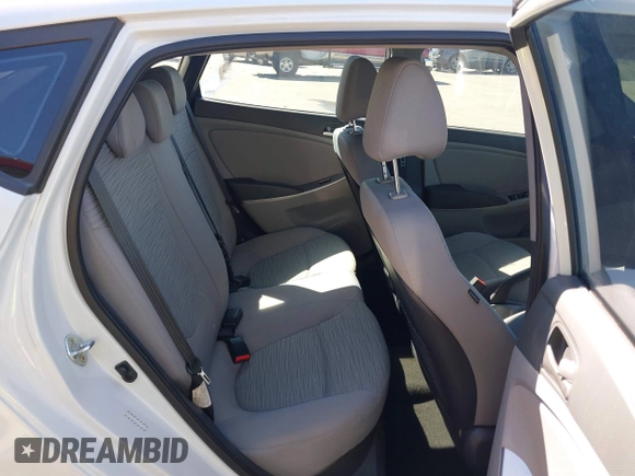 2017 Hyundai Accent SE with VIN KMHCT5AEXHU359951, listed as a IAAI auction lot 41761289 with 97,055 mi miles. Bid and sale history available at carsss.com. Image 8.