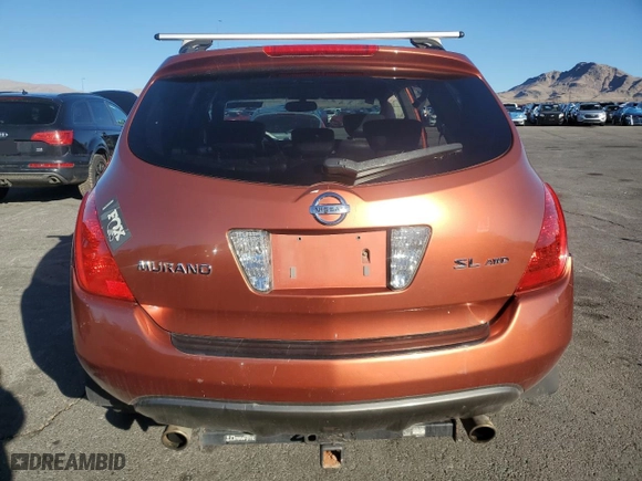2004 Nissan Murano SE with VIN JN8AZ08W94W302638, listed as a Copart auction lot 44238265 with 145,452 mi miles and Salvage Title. Bid and sale history available at carsss.com. Image 6.