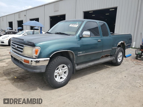 1997 Toyota T100 SR5 z VIN JT4UN24D4V0037751, wystawiony jako Copart lot #58940575 z przebiegiem 225 109 mil mil oraz Czysty tytuł • Clean title. Historia ofert i sprzedaży dostępna na DreamBid. Obrazek 1.