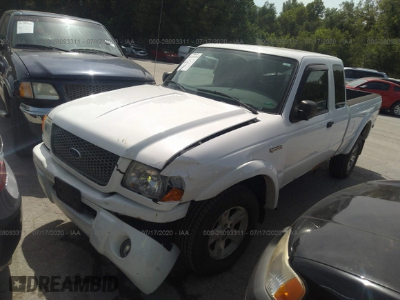 2003 Ford Ranger XL Fleet with VIN 1FTZR45E43PA44894, listed as a IAAI auction lot 28093311 with 175,708 mi miles and . Bid and sale history available at carsss.com. Image 2.