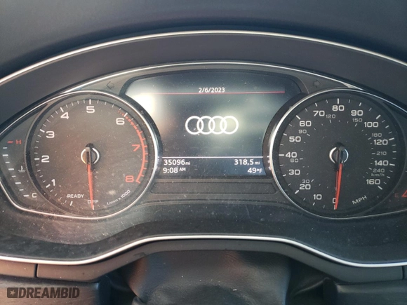 2021 Audi A5 Sportback S line Premium with VIN WAUDACF59MA011000, listed as a Copart auction lot 43661413 with 35,096 mi miles. Bid and sale history available at carsss.com. Image 9.
