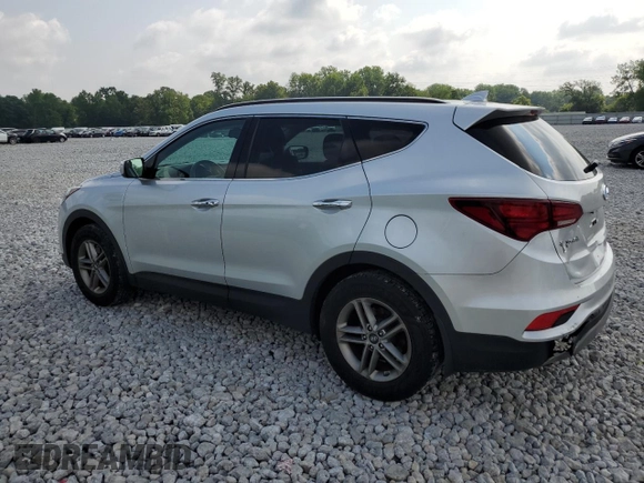 2018 Hyundai Santa Fe 2.4L with VIN 5XYZUDLBXJG534926, listed as a Copart auction lot 64010365 with 98,350 mi miles and Salvage title. Bid and sale history available at DreamBid. Image 2.