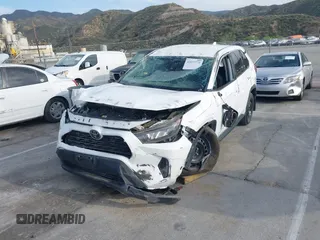 2022 Toyota RAV4 LE with VIN 2T3K1RFV3NC188126, listed as a IAAI auction lot 42037772 with 54,057 mi miles. Bid and sale history available at carsss.com. Image 6.