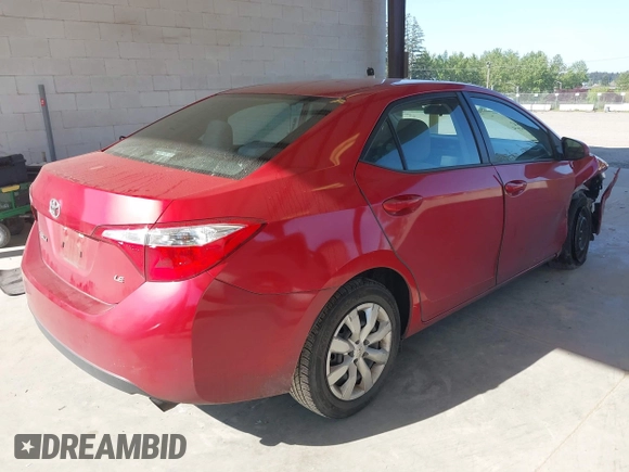 2015 Toyota Corolla L with VIN 5YFBURHE6FP332900, listed as a IAAI auction lot 42164721 with 158,758 mi miles and . Bid and sale history available at DreamBid. Image 4.