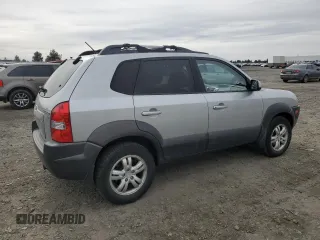 2007 Hyundai Tucson SE with VIN KM8JN72D07U616682, listed as a Copart auction lot 49996835 with 169,288 mi miles and Salvage Title. Bid and sale history available at carsss.com. Image 3.