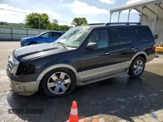 2010 Ford Expedition Eddie Bauer z VIN 1FMJU1H54AEA34442, wystawiony jako Copart lot #55805815 z przebiegiem 135 750 mil mil oraz Szkoda całkowita • Salvage title. Historia ofert i sprzedaży dostępna na DreamBid. Obrazek 1.