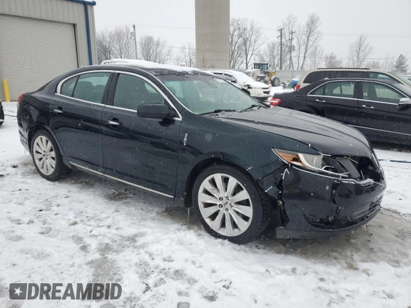 2014 Lincoln MKS EcoBoost with VIN 1LNHL9FT6EG608602, listed as a Copart auction lot 87018254 with 124,329 mi miles and Clean title. Bid and sale history available at DreamBid. Image 4.