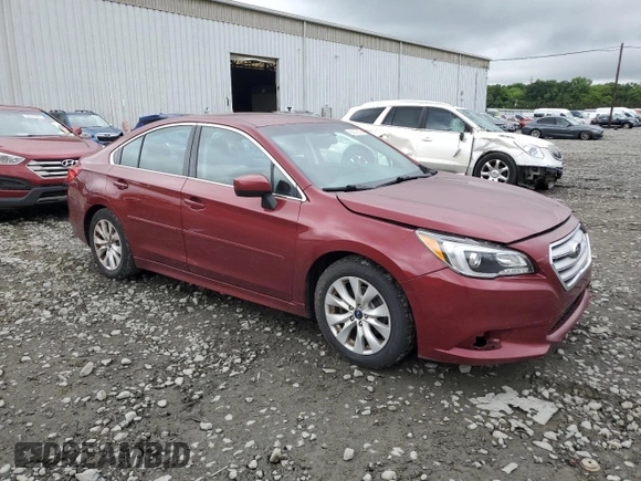 2015 Subaru Legacy Premium with VIN 4S3BNAC67F3070196, listed as a Copart auction lot 60076535 with 122,943 mi miles and Salvage title. Bid and sale history available at DreamBid. Image 4.