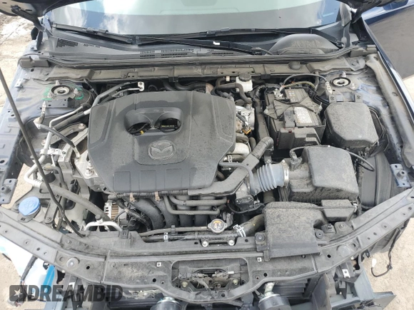 2023 Mazda 3 S Carbon Edition with VIN 3MZBPACM9PM366679, listed as a Copart auction lot 55825035 with 19,745 mi miles and Salvage title. Bid and sale history available at DreamBid. Image 11.