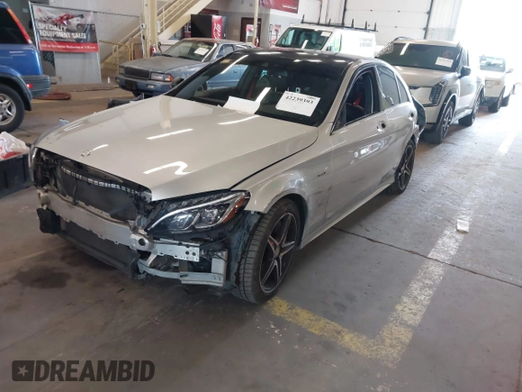 2016 Mercedes-Benz C 450 AMG with VIN 55SWF6EB2GU110774, listed as a IAAI auction lot 42239393 with 41,237 mi miles and . Bid and sale history available at DreamBid. Image 23.