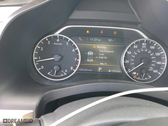 2016 Nissan Murano SL with VIN 5N1AZ2MH0GN119701, listed as a Copart auction lot 51696585 with 143,234 mi miles and Salvage Title. Bid and sale history available at carsss.com. Image 9.