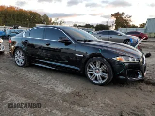 2013 Jaguar XF with VIN SAJWA0JC4DMS64094, listed as a Copart auction lot 80721014 with 133,462 mi miles and Salvage Title. Bid and sale history available at DreamBid. Image 4.