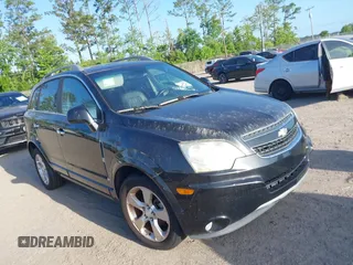 2014 Chevrolet Captiva Sport LTZ with VIN 3GNAL4EKXES631990, listed as a IAAI auction lot 42150445 with 171,628 mi miles. Bid and sale history available at carsss.com. Image 1.