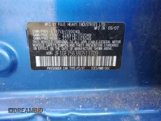 2008 Subaru Impreza Sedan (Natl) WRX w/Sat/Nav with VIN JF1GE75638G513709, listed as a Copart auction lot 43757055 with 160,137 mi miles and Salvage Title. Bid and sale history available at carsss.com. Image 15.