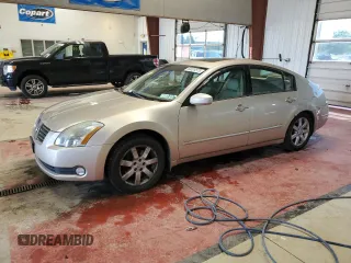 2005 Nissan Maxima SE z VIN 1N4BA41EX5C860913, wystawiony jako Copart lot #60324575 z przebiegiem 65 913 mil mil oraz Szkoda całkowita • Salvage title. Historia ofert i sprzedaży dostępna na DreamBid. Obrazek 1.