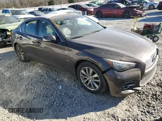 2017 Infiniti Q50 3.0t Premium with VIN JN1EV7ARXHM832546, listed as a Copart auction lot 42340335 with 117,408 mi miles and Salvage Title. Bid and sale history available at carsss.com. Image 4.