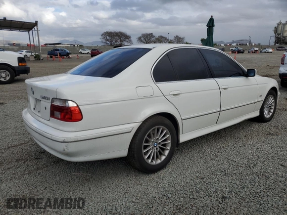 2002 BMW 5 Series 540iA with VIN WBADN63462GM74756, listed as a Copart auction lot 51186955 with 138,347 mi miles and Salvage Title. Bid and sale history available at carsss.com. Image 3.