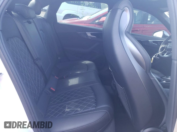 2021 Audi S4 Premium Plus with VIN WAUB4AF49MA024579, listed as a Copart auction lot 64689814 with 28,698 mi miles and Salvage Title. Bid and sale history available at carsss.com. Image 10.