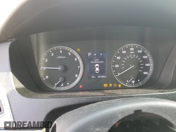 2017 Hyundai Sonata SE with VIN 5NPE24AF8HH526885, listed as a Copart auction lot 52993835 with 167,369 mi miles and Salvage Title. Bid and sale history available at carsss.com. Image 9.