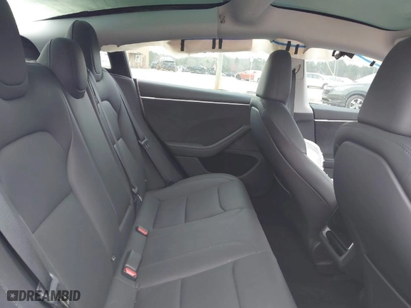 2024 Tesla Model 3 Long Range with VIN 5YJ3E1EB3RF807688, listed as a IAAI auction lot 41835681 with 18,312 mi miles. Bid and sale history available at carsss.com. Image 8.