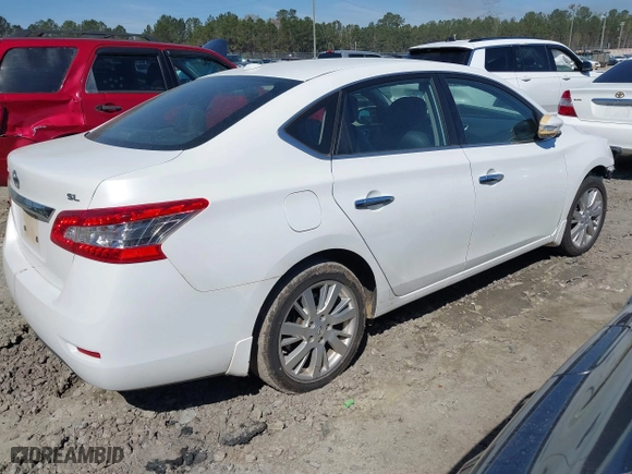 2015 Nissan Sentra S with VIN 3N1AB7AP7FY311090, listed as a IAAI auction lot 41828958 with 78,000 mi miles. Bid and sale history available at carsss.com. Image 4.