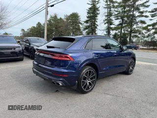 2020 Audi SQ8 z VIN WA1CWAF16LD026854, wystawiony jako Copart lot #57771555 z przebiegiem 115 543 mil mil oraz Tytuł czysty. Historia ofert i sprzedaży dostępna na DreamBid. Obrazek 3.