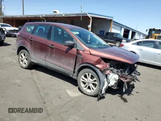 2018 Ford Escape S with VIN 1FMCU0F75JUC94927, listed as a Copart auction lot 52801365 with 81,683 mi miles and Salvage Title. Bid and sale history available at carsss.com. Image 4.