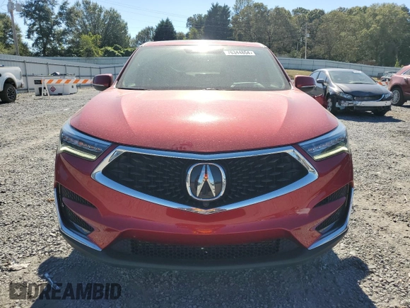 2019 Acura RDX w/Advance Pkg with VIN 5J8TC1H7XKL006953, listed as a Copart auction lot 76344854 with 54,866 mi miles and Salvage Title. Bid and sale history available at carsss.com. Image 5.