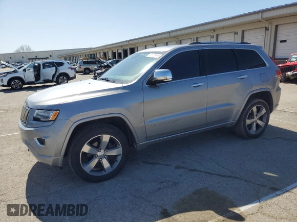 2014 Jeep Grand Cherokee Overland with VIN 1C4RJFCG0EC542527, listed as a Copart auction lot 51776655 with 167,703 mi miles and Salvage Title. Bid and sale history available at DreamBid. Image 1.