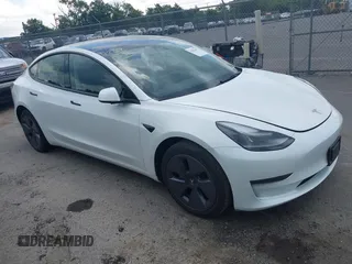 2023 Tesla Model 3 with VIN 5YJ3E1EA5PF503654, listed as a IAAI auction lot 42622031 with 28,476 mi miles and . Bid and sale history available at DreamBid. Image 1.