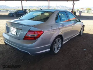 2013 Mercedes-Benz C-Class C 250 Sport with VIN WDDGF4HB8DF973565, listed as a IAAI auction lot 41842211 with 77,934 mi miles. Bid and sale history available at carsss.com. Image 4.