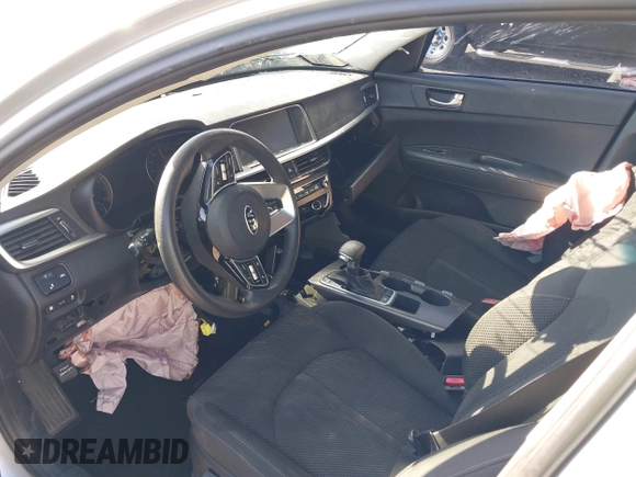 2019 Kia Optima LX z VIN 5XXGT4L38KG354885, wystawiony jako IAAI lot #42394182 z przebiegiem Nie podano mil oraz . Historia ofert i sprzedaży dostępna na DreamBid. Obrazek 5.