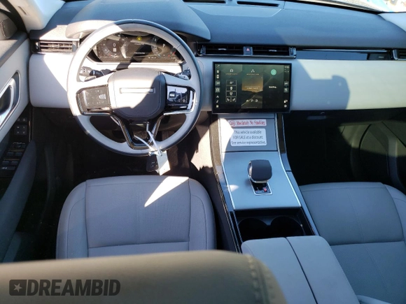 2024 Land Rover Range Rover Velar S with VIN SALYJ2EX6RA391625, listed as a Copart auction lot 80262574 with 3,706 mi miles and Salvage Title. Bid and sale history available at DreamBid. Image 8.
