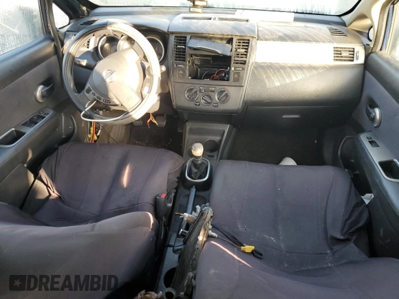 2007 Nissan Versa 1.8 SL with VIN 3N1BC11EX7L418114, listed as a Copart auction lot 87251084 with 0 mi miles and Salvage Title. Bid and sale history available at carsss.com. Image 8.