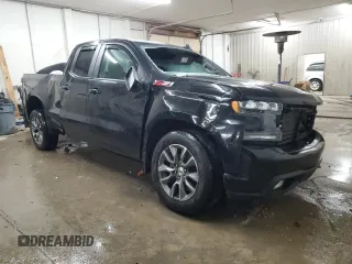 2019 Chevrolet Silverado 1500 RST with VIN 1GCRYEED3KZ274915, listed as a Copart auction lot 84505734 with Not Provided miles and Salvage Title. Bid and sale history available at DreamBid. Image 4.