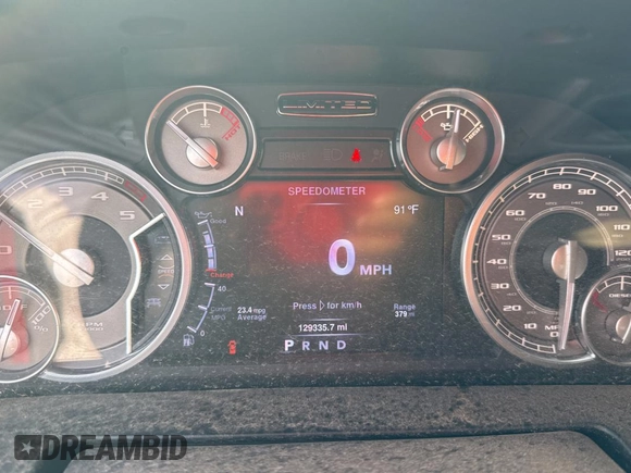 2016 Ram 1500 Limited z VIN 1C6RR7PM1GS232756, wystawiony jako Copart lot #78931134 z przebiegiem 129 335 mil mil oraz Czysty tytuł • Clean title. Historia ofert i sprzedaży dostępna na DreamBid. Obrazek 8.