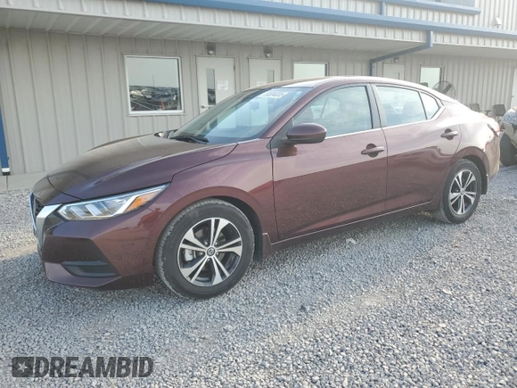 2023 Nissan Sentra SV z VIN 3N1AB8CV6PY261611, wystawiony jako Copart lot #56584035 z przebiegiem 16 632 mil mil oraz Szkoda całkowita • Salvage title. Historia ofert i sprzedaży dostępna na DreamBid. Obrazek 1.