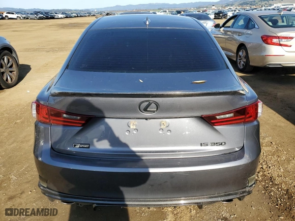 2015 Lexus IS 350 with VIN JTHBE1D2XF5018527, listed as a Copart auction lot 87000934 with 80,497 mi miles and Salvage Title. Bid and sale history available at carsss.com. Image 6.