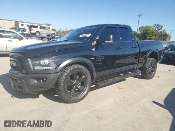 2019 Ram 1500 Classic Warlock with VIN 1C6RR6GT5KS716486, listed as a Copart auction lot 73665304 with 65,513 mi miles and Clean Title. Bid and sale history available at carsss.com. Image 1.
