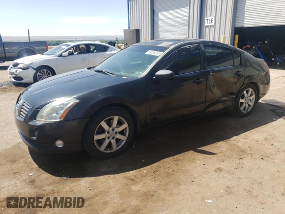 2005 Nissan Maxima SE z VIN 1N4BA41E45C805471, wystawiony jako Copart lot #58156355 z przebiegiem 184 521 mil mil oraz Szkoda całkowita • Salvage title. Historia ofert i sprzedaży dostępna na DreamBid. Obrazek 1.