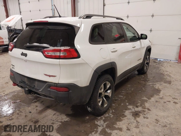 2014 Jeep Cherokee Trailhawk with VIN 1C4PJMBS5EW159912, listed as a IAAI auction lot 41538254 with 166,955 mi miles. Bid and sale history available at carsss.com. Image 4.