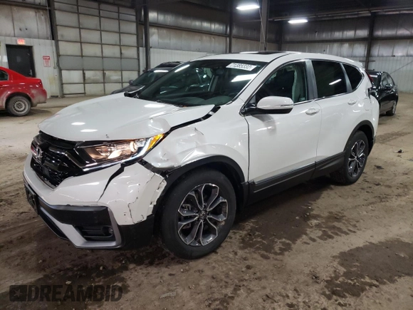 2020 Honda CR-V EX-L with VIN 2HKRW2H82LH643730, listed as a Copart auction lot 71385332 with 13,809 mi miles. Bid and sale history available at carsss.com. Image 1.