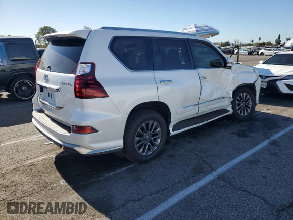 2019 Lexus GX with VIN JTJJM7FX7K5212483, listed as a Copart auction lot 88507265 with 35,870 mi miles and Salvage Title. Bid and sale history available at carsss.com. Image 3.