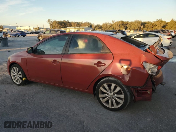 2013 Kia Forte SX with VIN KNAFW4A38D5682169, listed as a Copart auction lot 83183124 with 135,410 mi miles and Salvage Title. Bid and sale history available at carsss.com. Image 2.