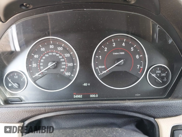 2017 BMW 3 Series 330i with VIN WBA8B9G58HNU09328, listed as a IAAI auction lot 41965409 with 54,962 mi miles. Bid and sale history available at carsss.com. Image 7.