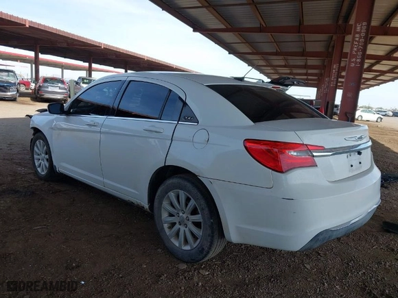 2012 Chrysler 200 Touring with VIN 1C3CCBBB6CN160863, listed as a IAAI auction lot 41616211 with NaN miles. Bid and sale history available at carsss.com. Image 3.