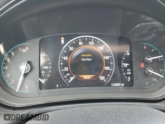 2017 Buick Regal GS with VIN 2G4GU5GX6H9178236, listed as a Copart auction lot 50429935 with 133,862 mi miles and Salvage Title. Bid and sale history available at DreamBid. Image 9.