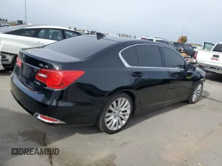 2014 Acura RLX with VIN JH4KC1F38EC001098, listed as a Copart auction lot 81547944 with 81,219 mi miles and Salvage Title. Bid and sale history available at carsss.com. Image 3.