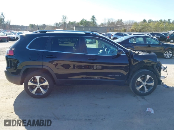 2020 Jeep Cherokee Limited with VIN 1C4PJMDX8LD643445, listed as a IAAI auction lot 41810758 with 127,703 mi miles. Bid and sale history available at carsss.com. Image 14.