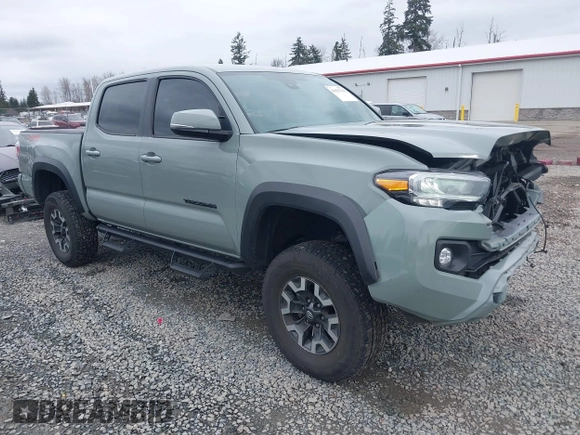 2023 Toyota Tacoma 4WD SR with VIN 3TMCZ5AN3PM621797, listed as a IAAI auction lot 41627120 with 14,326 mi miles. Bid and sale history available at carsss.com. Image 1.